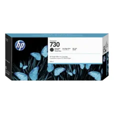 Cartucho de Tinta Original HP 730 Negro Mate 300ml P2V71A para Plotter DesignJet