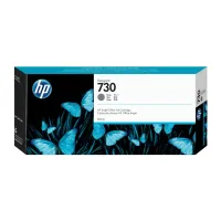 Cartucho de Tinta Original HP 730 Gris 300ml P2V72A para Plotter DesignJet